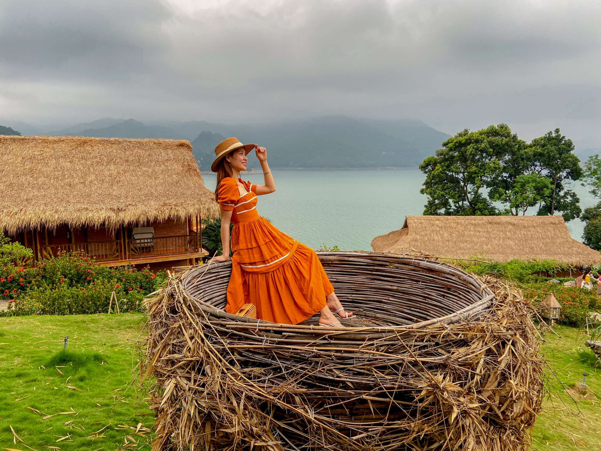 Du khách tại Mai Châu Hideaway